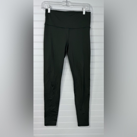 Under Armour women’s Cold Gear Compression green leggings. Size M - Picture 1 of 6